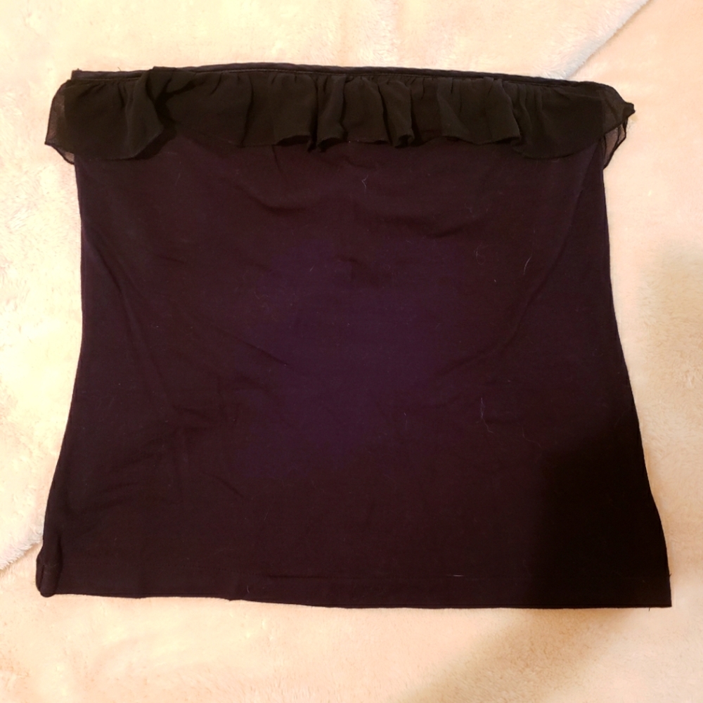 Strapless crop top
